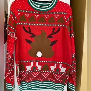 Tipsy Elves Poo-Pouri Ugly Christmas Sweater collab NWT Men’s M